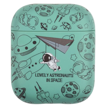 ყურსასმენის ქეისი TVC 680901146B, Apple AirPods 2nd gen, Headphone Case, Green Astronaut