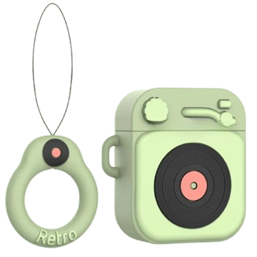 ყურსასმენის ქეისი TVC 100300204B, Apple AirPods 2nd Gen, Headphone Case, Light Green