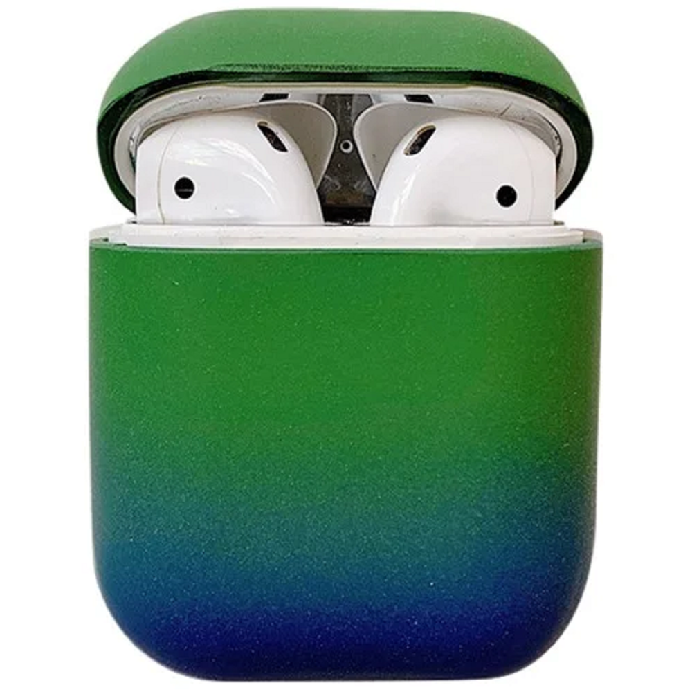 TVC 680901765C, Apple AirPods 2nd Gen, Headphone Case, Green/Blue