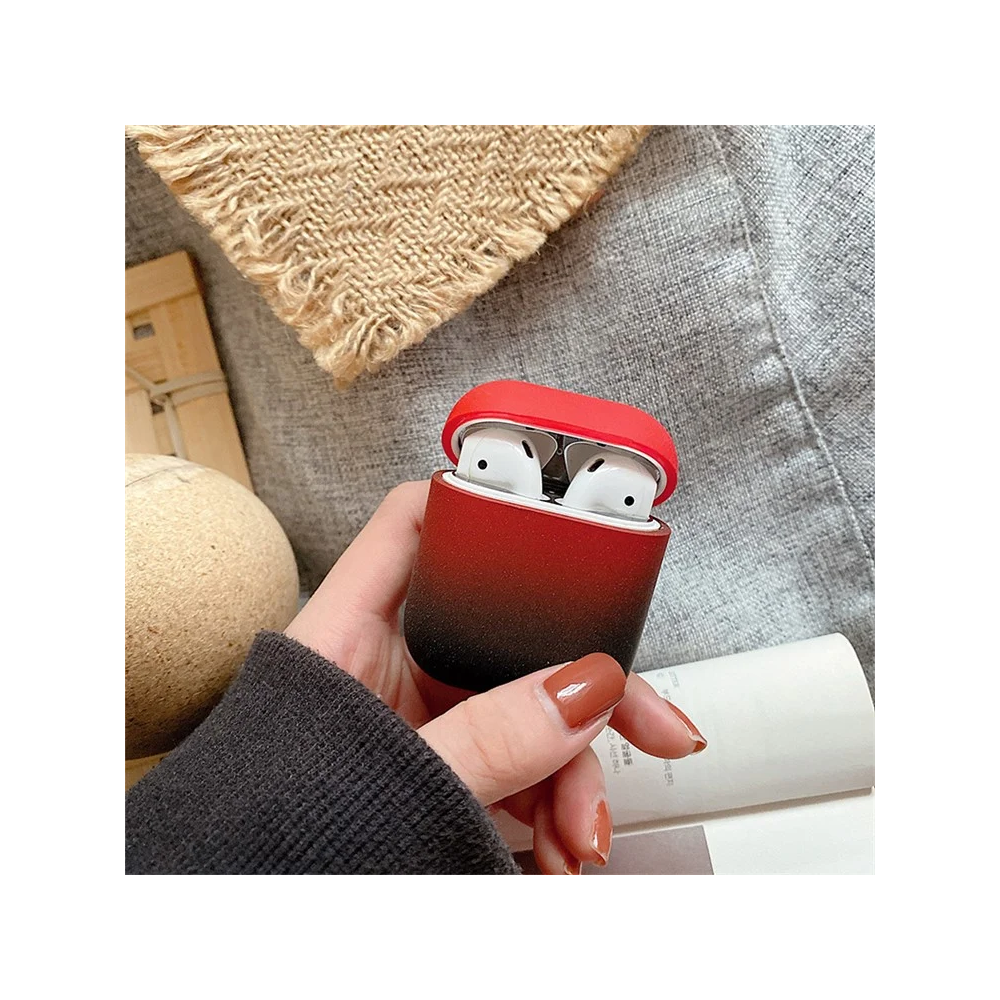 TVC 680901765J, Apple AirPods 2nd Gen, Headphone Case, Red/Black