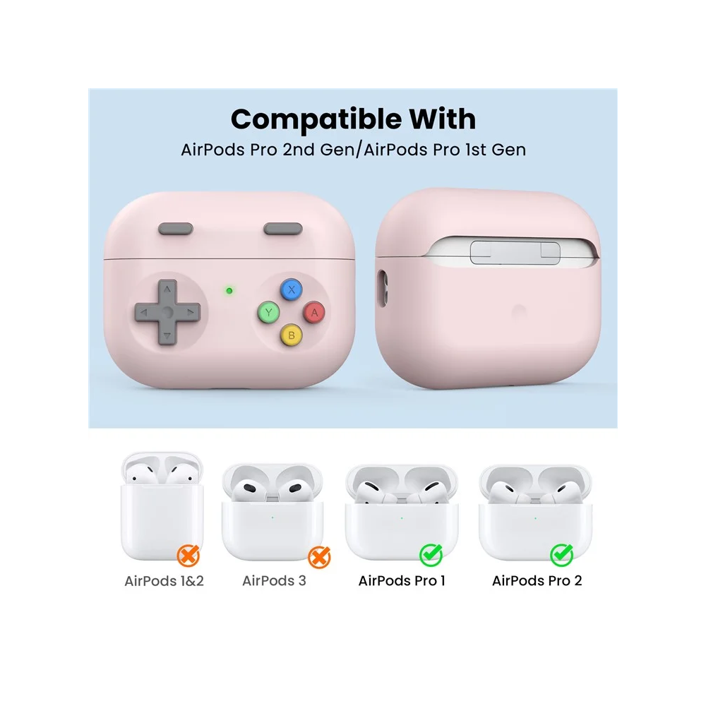 TVC 680902648A, Apple AirPods Pro 2, Headphone Case, Pink