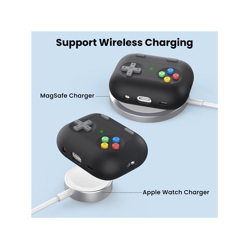 TVC 680902648B, Apple AirPods Pro 2, Headphone Case, Black