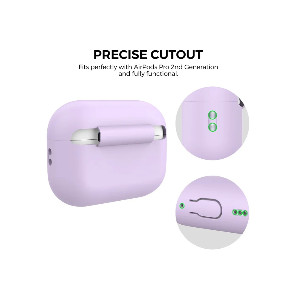 TVC 680901844I, Apple AirPods Pro 2, Headphone Case, Purple