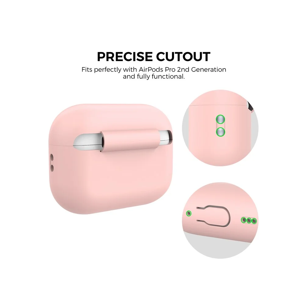 TVC 680901844C, Apple AirPods Pro 2, Headphone Case, Pink