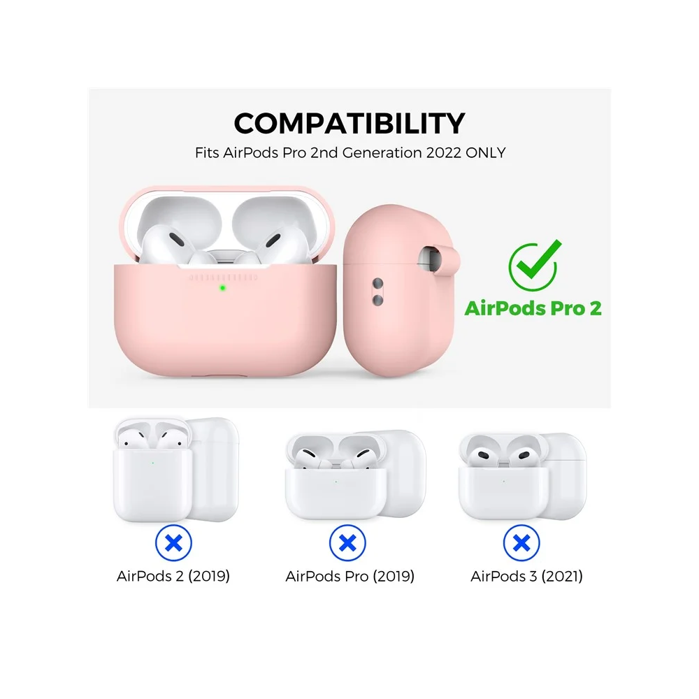 TVC 680901844C, Apple AirPods Pro 2, Headphone Case, Pink