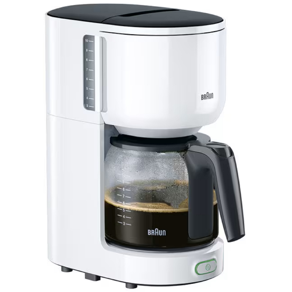 ყავის აპარატი Braun KF3100WH, 1000W, Coffee Maker, Black