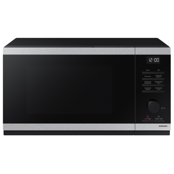 Samsung MG23DG4524ATBW, 800W, 23L, Microwave Oven, Black/Silver