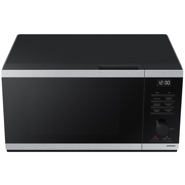 მიკროტალღური ღუმელი Samsung MG23DG4524ATBW, 800W, 23L, Microwave Oven, Black/Silver