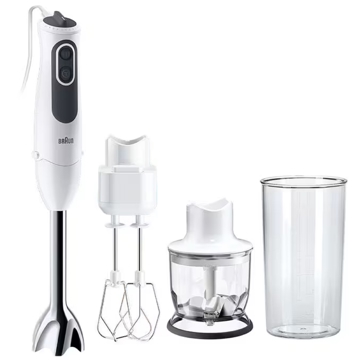 ხელის ბლენდერი Braun MQ3125B, 750W, 350ml, Blender, White