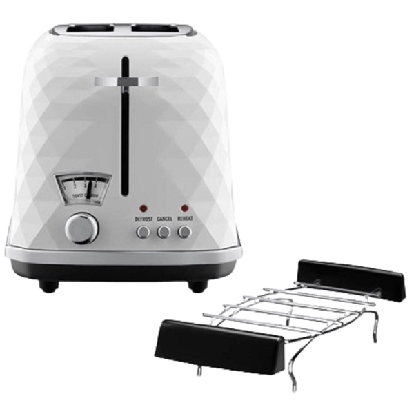 ტოსტერი DeLonghi CTJ2103W, 900W, Toaster, White