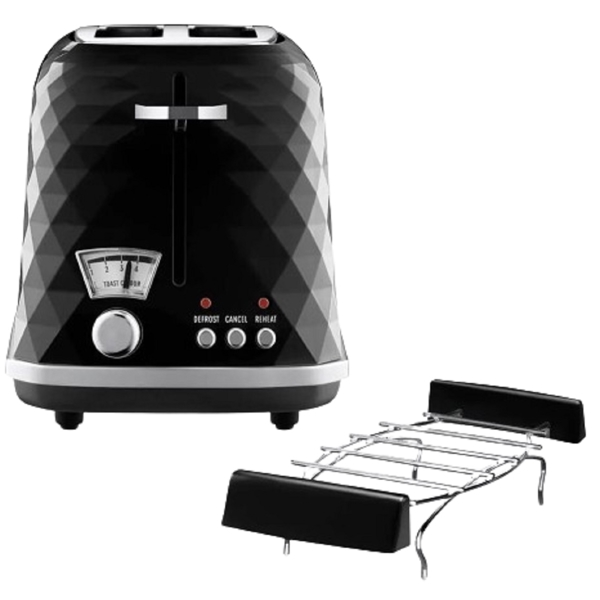 ტოსტერი DeLonghi CTJ2103BK, 900W, Toaster, Black