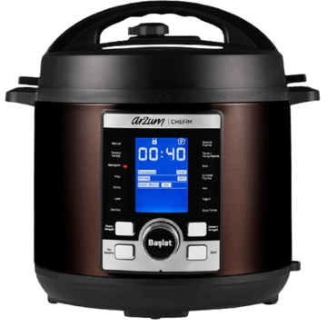 Arzum AR2069, 1000W, 6L, Multifunction Cooker, Brown