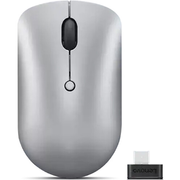 მაუსი Lenovo GY51D20-869, Wireless, USB-C, Mouse, Silver