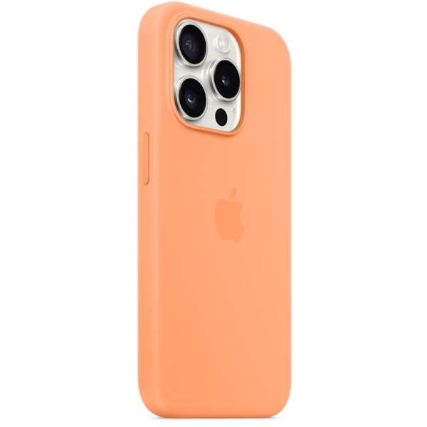 Apple MT1H3ZM/A, For iPhone 15 Pro, Cover, Orange Sorbet