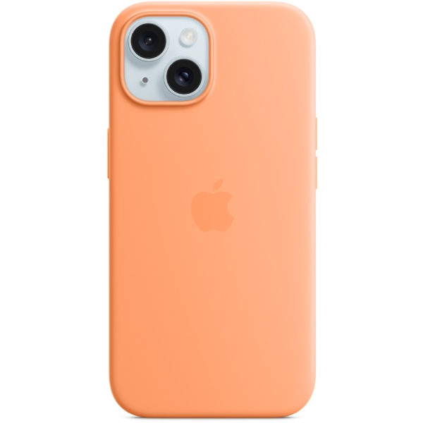 მობილურის ქეისი Apple MT0W3ZM/A, For iPhone 15, Cover, Orange Sorbet