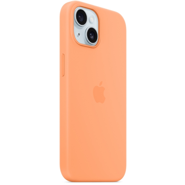 მობილურის ქეისი Apple MT0W3ZM/A, For iPhone 15, Cover, Orange Sorbet