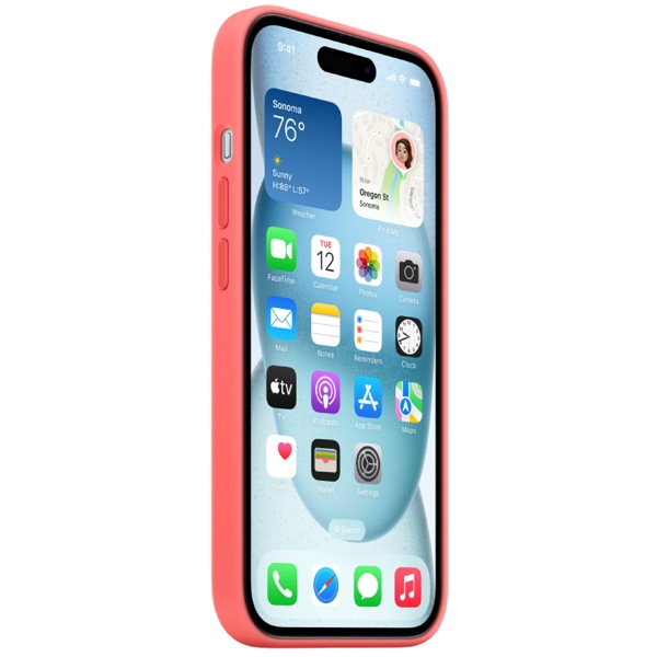 Apple MT163ZM/A, For iPhone 15 Plus, Cover, Guava