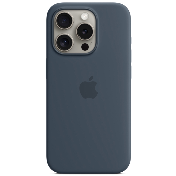 მობილურის ქეისი Apple MT1D3ZM/A, For iPhone 15 Pro, Cover, Storm Blue