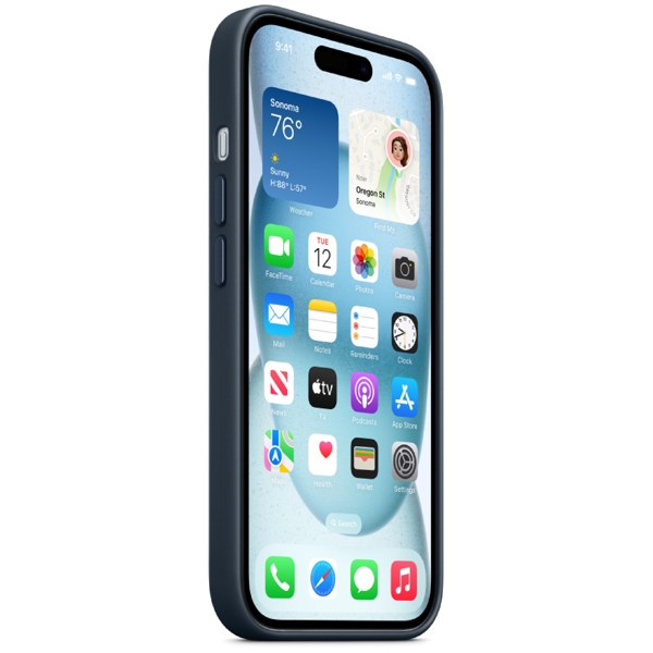 მობილურის ქეისი Apple MT4D3ZM/A, For iPhone 15 Plus, Cover, Pacific Blue