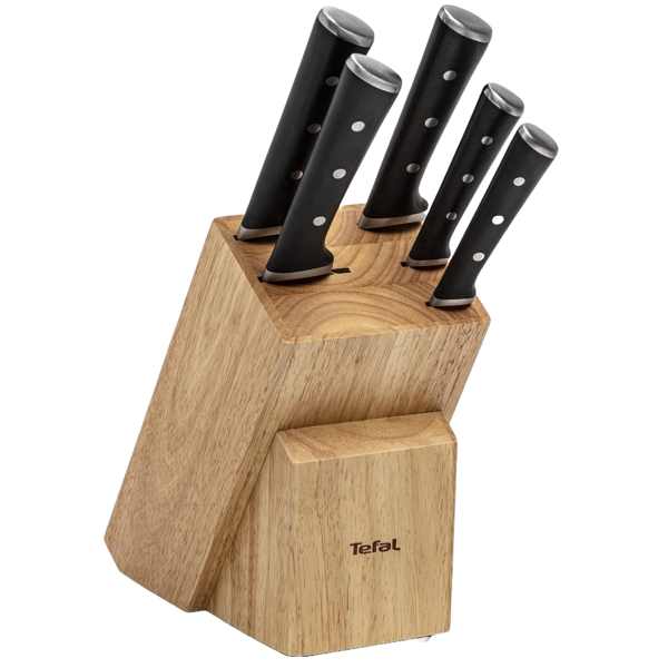 Tefal K232S574, 5Pcs, Knife Set, Black