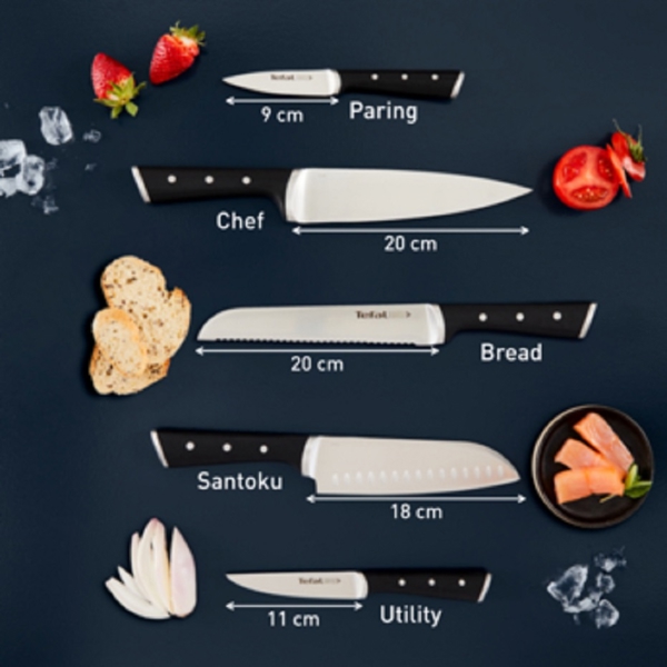 დანების ნაკრები Tefal K232S574, 5Pcs, Knife Set, Black