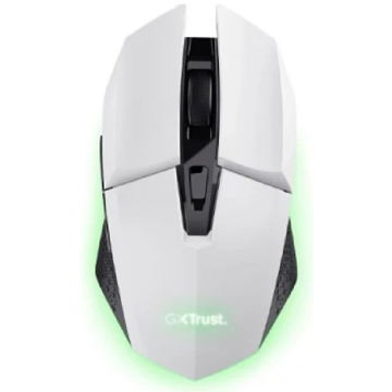 Trust GXT110W, Wireless, USB-C, Mouse, White