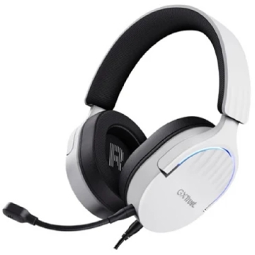 Trust GXT490W Fayzo 7.1, Gaming Headset, Wired, USB, White