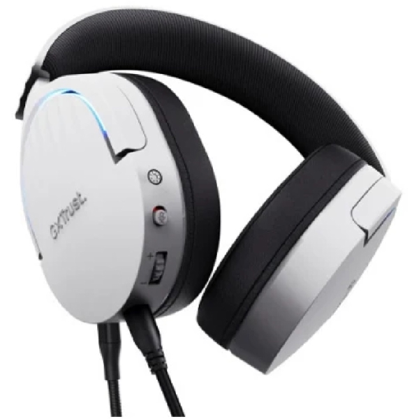 ყურსასმენი Trust GXT490W Fayzo 7.1, Gaming Headset, Wired, USB, White