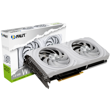 ვიდეო დაფა Palit NED4070019K9-1047L, Geforce RTX4070, 12GB, 192Bit, HDMI, DP, White