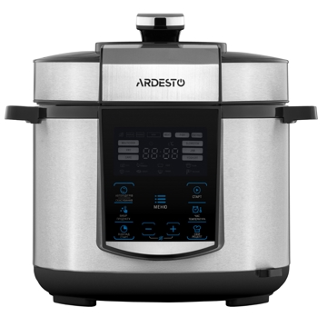 Ardesto MPC-P225, 900W, 5L, Multifunction Cooker, Silver