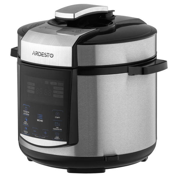 Ardesto MPC-P225, 900W, 5L, Multifunction Cooker, Silver