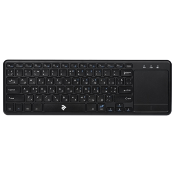 კლავიატურა 2E 2E-KT100WB, Wireless, USB, Keyboard, Black