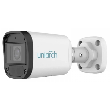 ვიდეო სათვალთვალო კამერა Uniarch IPC-B124-APF28K, IP Video Camera, 4MP, White