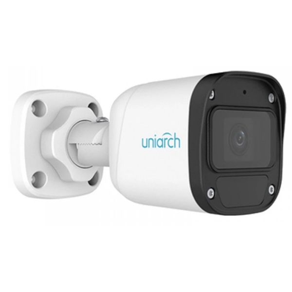 ვიდეო სათვალთვალო კამერა Uniarch IPC-B124-APF28K, IP Video Camera, 4MP, White