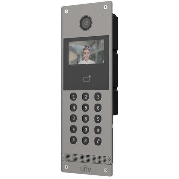 კარის ვიდეო ზარი Uniview OEU-301S-HMKA, Apartment Door Station, Grey