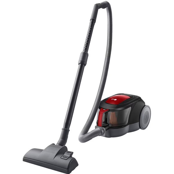 LG VC5316NNTR.APRQCIS, 1600W, 1.3L, Vacuum Cleaner, Black/Red