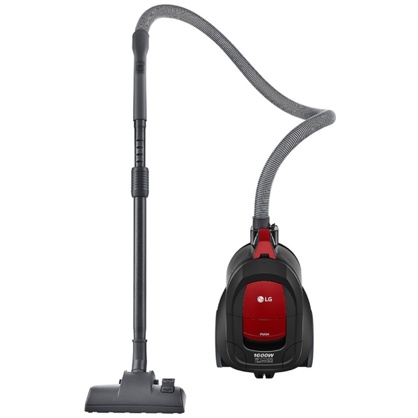 LG VC5316NNTR.APRQCIS, 1600W, 1.3L, Vacuum Cleaner, Black/Red