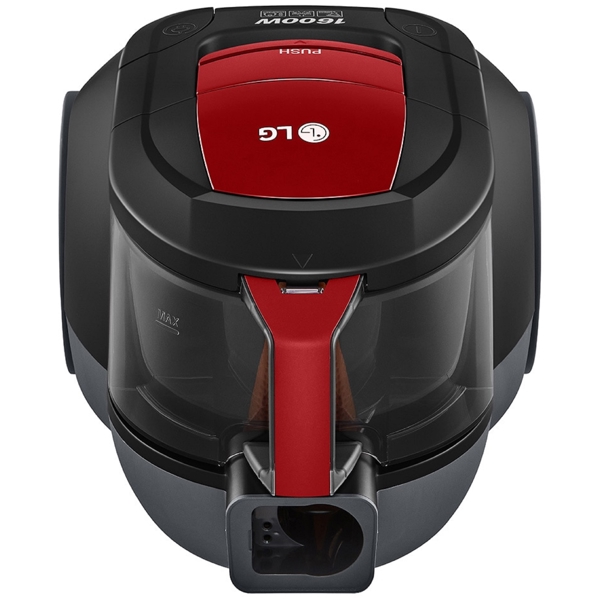 LG VC5316NNTR.APRQCIS, 1600W, 1.3L, Vacuum Cleaner, Black/Red