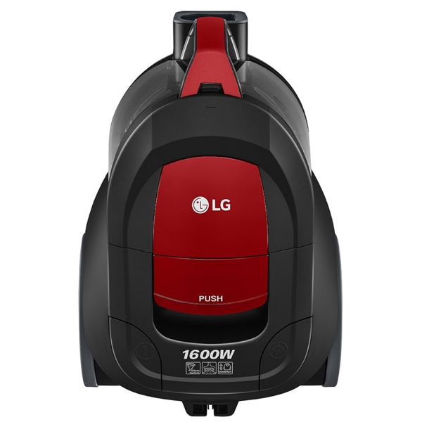 LG VC5316NNTR.APRQCIS, 1600W, 1.3L, Vacuum Cleaner, Black/Red