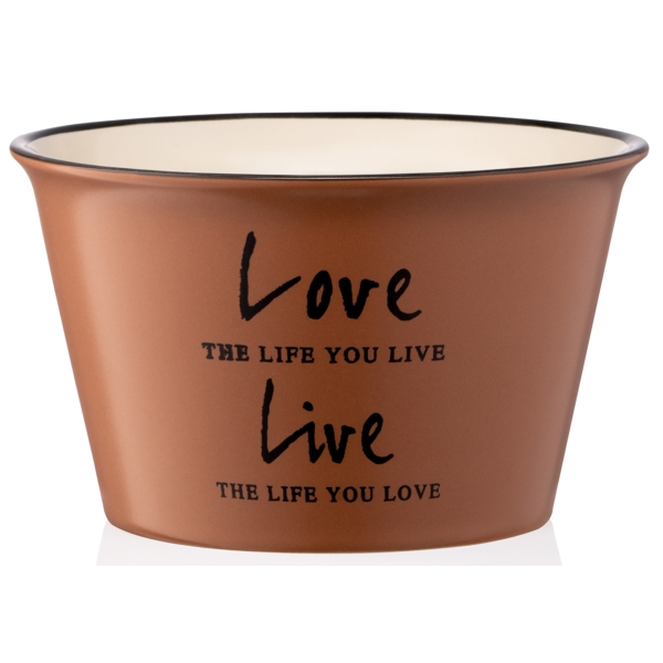 Ardesto AR3479BR Way of life, 13cm, 550ml, Bowl, Brown