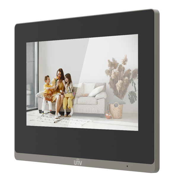 Uniview OEI-372S-H-W, 7", Indoor Monitor, Black