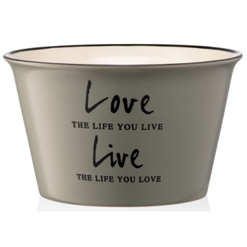 Ardesto AR3479GR Way of life, 13cm, 550ml, Bowl, Gray