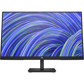 მონიტორი HP 65P58E9 V24i G5, 23.8", Monitor, FHD, IPS, HDMI, VGA, DP, Black