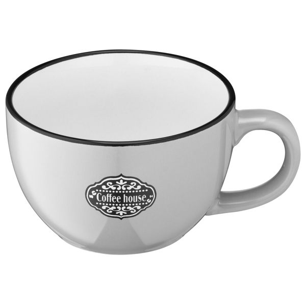 ჭიქა Ardesto AR3485GY Floerino, 480 ml, Mug, Gray