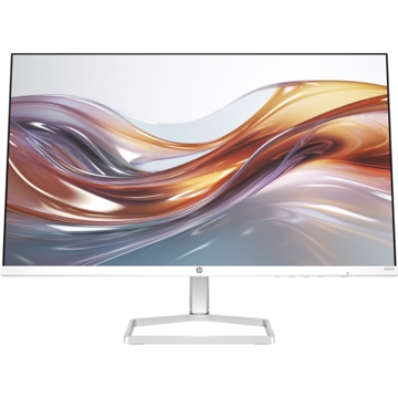 HP 94C36E9 Series 5, 23.8", Monitor, FHD, IPS, HDMI, VGA, White