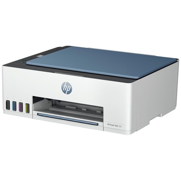 პრინტერი HP 1F3Y4A Smart Tank 585, MFP, A4, Wi-Fi, USB, White/Blue