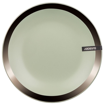 Ardesto AR2919LGC Dessert plate Liguria, 19сm, Stoneware, Green