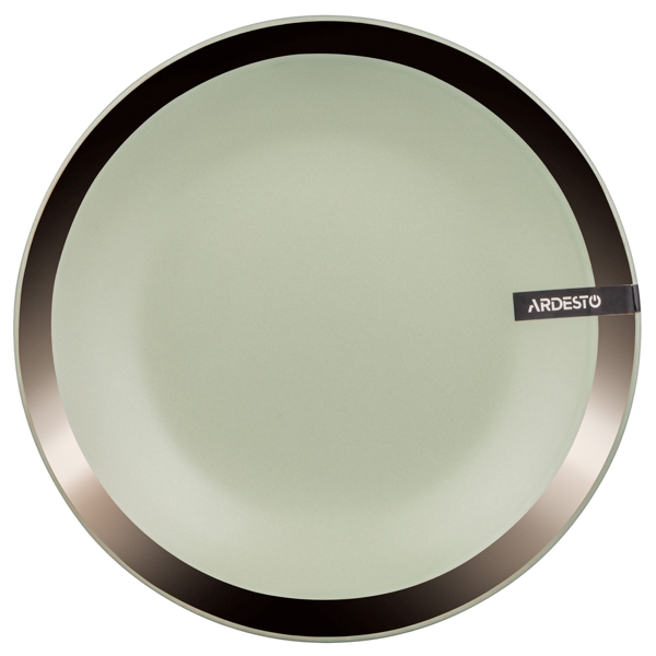 Ardesto AR2919LGC Dessert plate Liguria, 19сm, Stoneware, Green