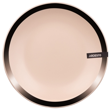 Ardesto AR2919LCC Dessert plate Liguria, 19сm, Stoneware, Cream