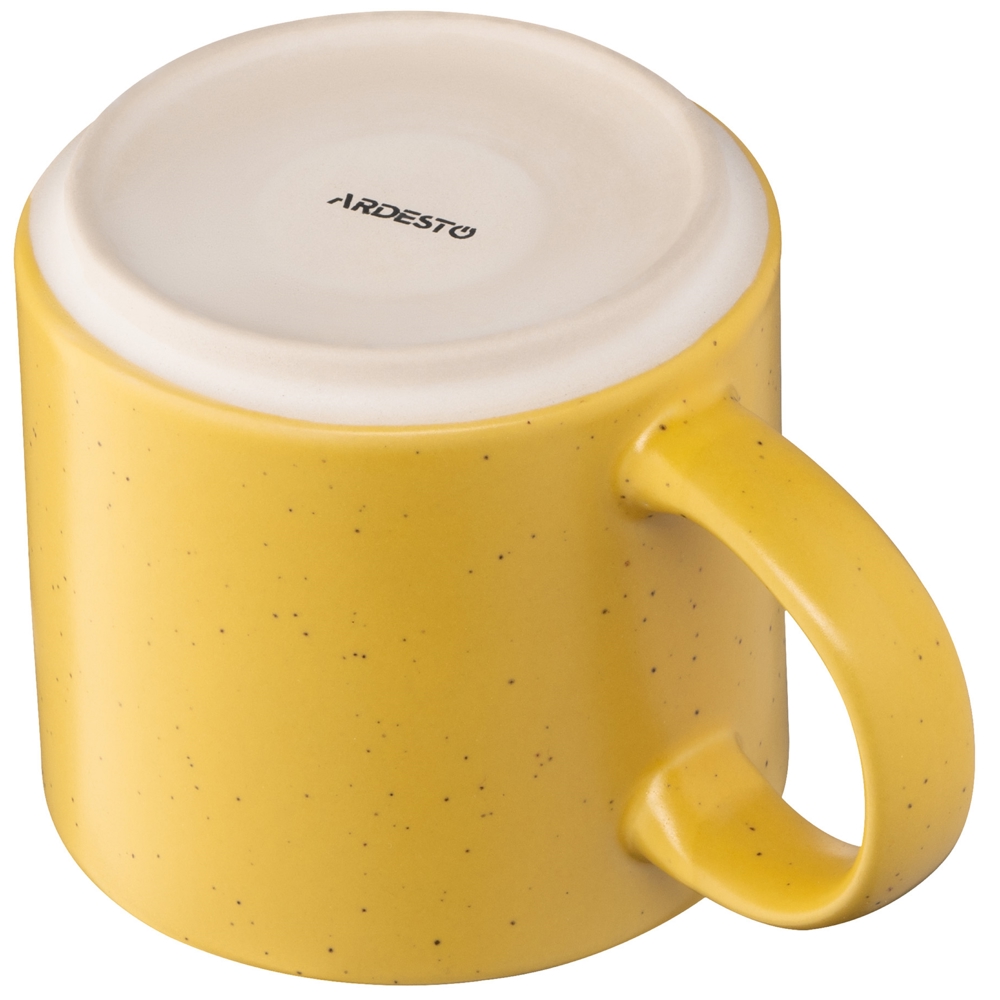 ჭიქა Ardesto AR3475Y Alcor, 420ml, Mug, Yellow